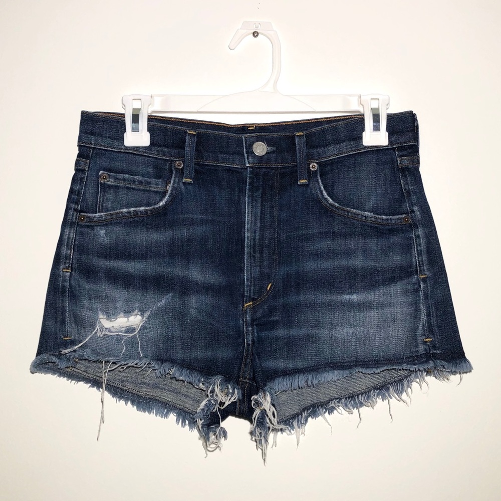 -SOLD- AGOLDE Jaden Shorts High Rise Denim - Picture 2 of 8